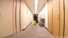 Slim Rukawa Rina is being made to suck and swallow 2