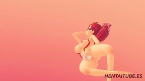tengen toppa gurren-lagann hentai 3d - yoko uses a dildo and squirt - japanese asian game manga anime porn