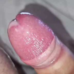 Amateur Morning Cumshot - I Woke up with Hard Cock and I Cummed