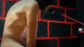 sucking a rubber cock with a dildo in the ass is his pleasure!