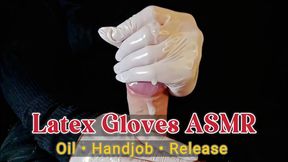ASMR Latex Gloves Handjob & Cum on Gloves