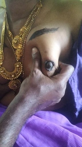 Tamil Couple Boobs Sucking in Erotic