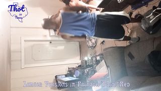 Black Mom two African Men Tag Team take Turns into Tape Studio