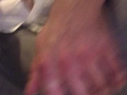 HUGE FAKE BULGE ** JERK OFF / COCK RING / BALL WEIGHTS **