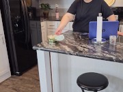 OMG!! Female customer caught the food Delivery Guy  jerking off on her Caesar salad (In Car)