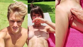 cannot find better way how to up nicole while tanning