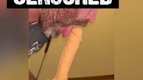 anal steve loves his own precum and cum especially off a realistic cock dildo!!