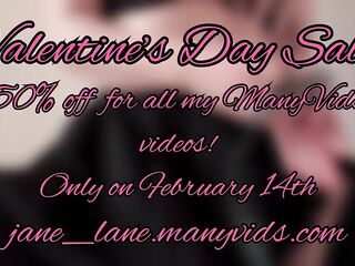 Valentine’s Day Sale!