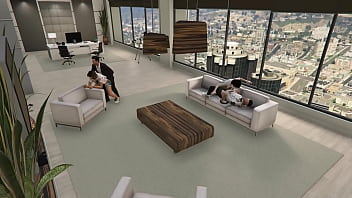 GTA 5 - Online Babe &amp_ CEO Assistant Babe get Fucked in CEO Office