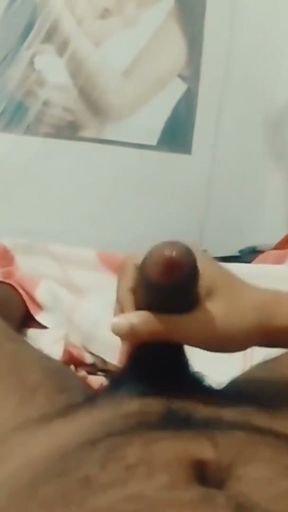 Sri Lankan girl play with big cock and lot of cum   Clip 1
