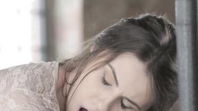 ”Charming brunette beautiful babe Lovenia Lux screwed outdoor by Renato”