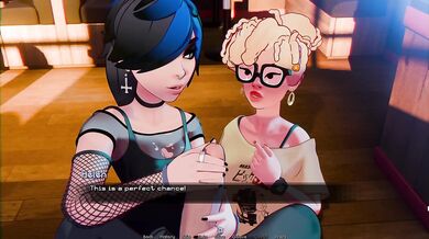 Fake Interview Two Babes in Cartoon Sex Game Part 2