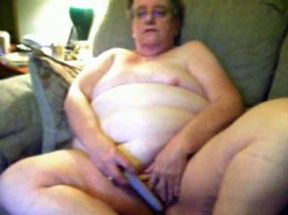 It is always freaky and weird to watch old women masturbate