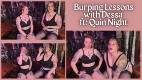 Burping Lessons with Dessa and Quin - Dessa Cado - Burps - Belching - Burp Goddess