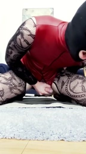 CD Twink rides dildo and cums anally for the first time!!