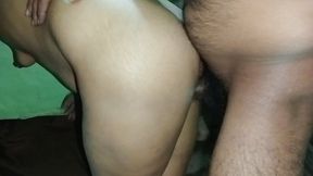 Aunty's massive booty pounded by huge cock&#x1F346;