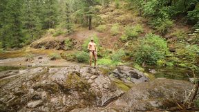 Dad Jerking at Public Woods Campground