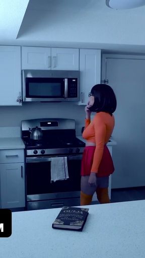 Jinkies! Velma &amp; Fred Are Trying To Solve A Mystery In A Creepy House But They Fuck Instead   Clip 1