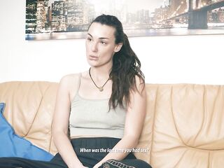 Former catwalk model Tanya on our casting bed