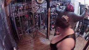 Part 1:- Punishment Session for Stephanie for Not Sucking Enough Cock with Domina Satana and Lanista Bear.