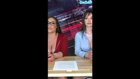 Lexi and Carmela's big tits milf smut
