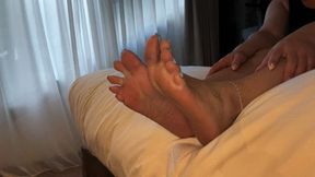 Toe Worship Addict – My Blue Pedi Drove ilovehernailss Crazy