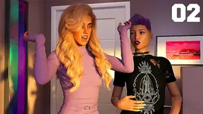 Blonde Teens Swap Steaming Blowjobs Share Futanari Cream Face-to-Face