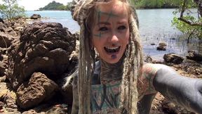 Beach Tattooed Naked Bitch Public Anal Big Toys, Solo Gape, Motorbike Ride With Lily Lu