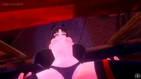 Sexy Teen Gamer Cosplays Hot Monster Girl Action On Island Anime