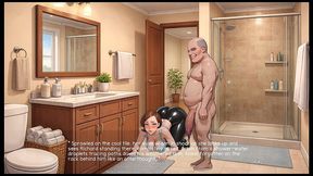 grandpa lesson [ taboo hentai game ] ep.3 he dick slap his grandson wife !