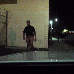 Nighttime Sidewalk Cum