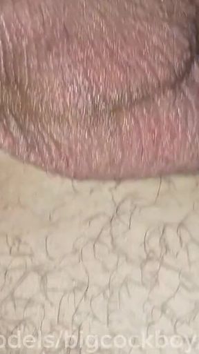 Femboy's Fuck Hole in the Hot Cum of a Horny Daddy's Bareback Fuck