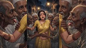 Indian MILFs and Bhabhi Totally Dominated by Filthy Muslim Men - Public Grouping & Corruption