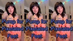 Pump for Pixelated Feet
