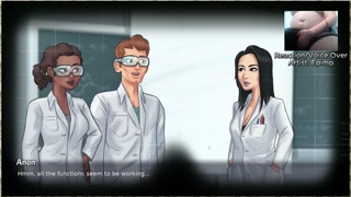 Science Class with Miss Okita - Summertime Saga X-Ray Glasses Okitatron Oculars Scene