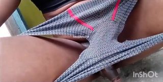 Sexyjayla254 Sexy Kenyan Shemale Stroking Her Big Black Dick Until She Cums