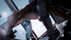 Android Series - Hard Dominator 3000 - Stretches Rays Pussy Until She Orgasms From His Pressure [eng Sub]