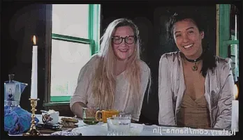 Interracial Lesbian Passion on the Table