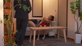 Yuka Chiba enjoys a wild night with her coworker
