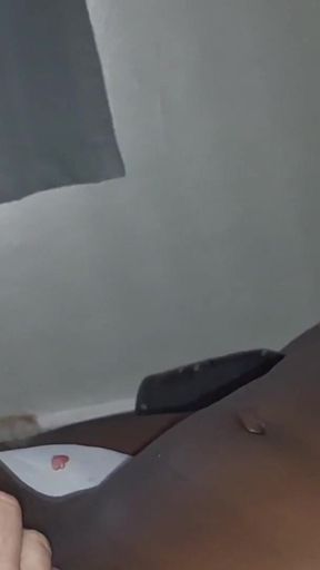 Loving Sucking Big Black Cock Slowly Getting Hard in My Mouth
