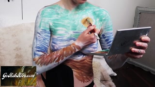 Puzzle [Nude Body Painting by GoAskAlex]