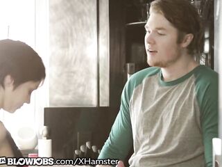 OnlyTeenBlowjobs Cadey Mercury Throats Step-Brother