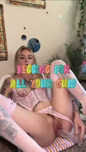 mommy begs for all your cum