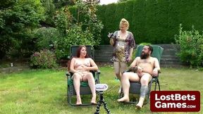 Despite the noise, losers performed a Strip Memory game