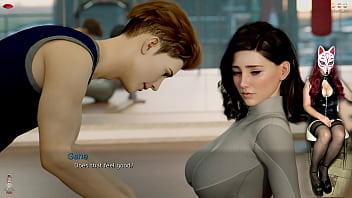 Playful fox Fitness MILF Ms  Denver gets seduced in animated visual novel