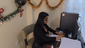 While The Boss Was Away, The High Executive Came To Play... Office Seduction)