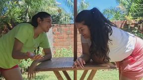 Friendly Arm Wrestling Battle.