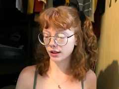 Curly Blonde Teen Records Solo Dildo Masturbation More at