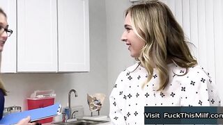 Busty Patient Gets Fertility Test In The Doctors Office 8