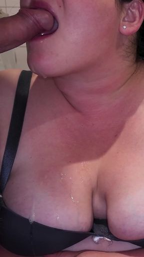 Mcdonalds Girl Sucks a Cock Huge Tits